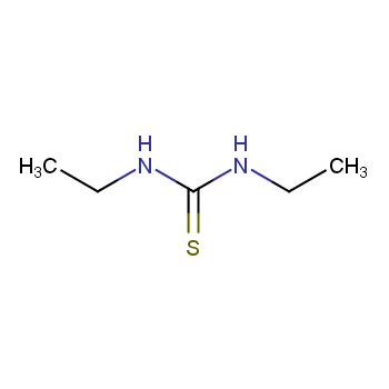 1,3-二乙基硫脲化学结构式