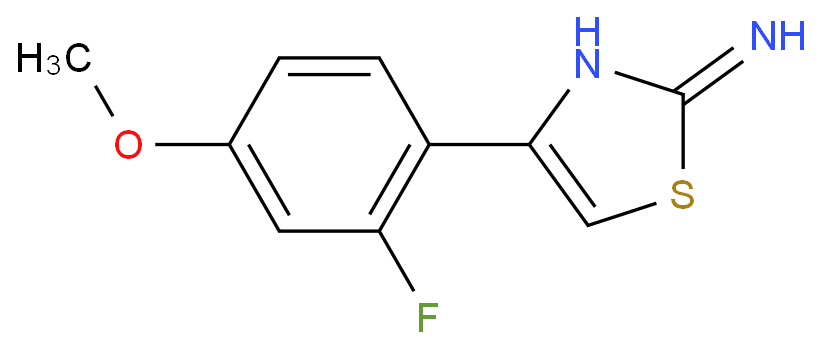 4-(2-FLUORO-4-METHOXY-PHENYL)-THIAZOL-2-YLAMINE