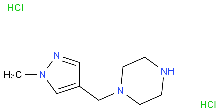 1-[(1-Methyl-1H-pyrazol-4-yl)methyl]piperazine dihydrochloride