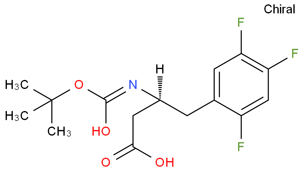 (betaS)-beta-叔丁氧羰基氨基-2,4,5-三氟苯丁酸