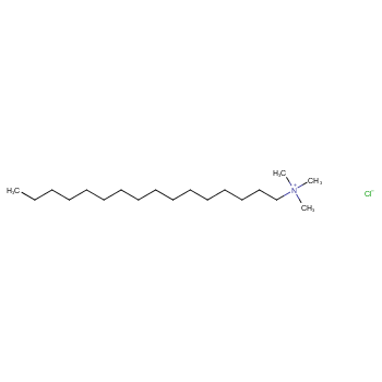 N-Hexadecyltrimethylammonium chloride structure