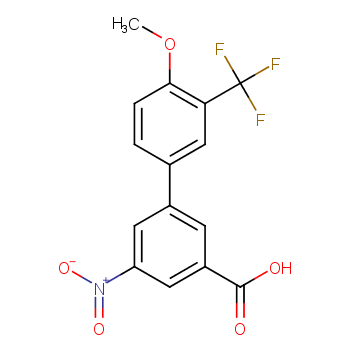 3-[4-methoxy-3-(trifluoromethyl)phenyl]-5-nitrobenzoic acid