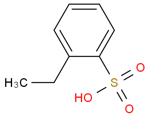 乙基苯磺酸化学结构式