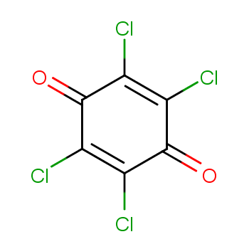 四氯苯醌化学结构式