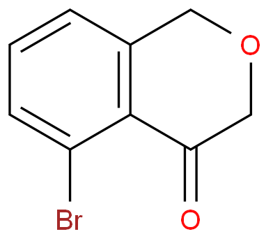 5-溴-异色满-4-酮化学结构式