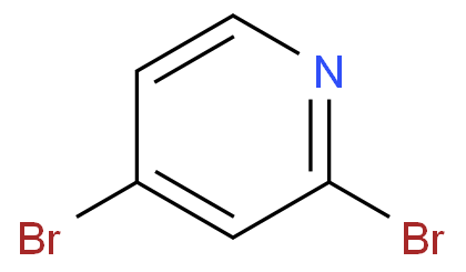 2,4-二溴吡啶化学结构式