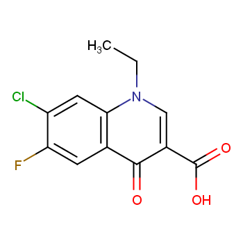 1-ETHYL-7-CHLORO-6-FLUORO-1,4-DIHYDRO-4-OXOQUINOLINE-3-CARBOXYLIC ACID