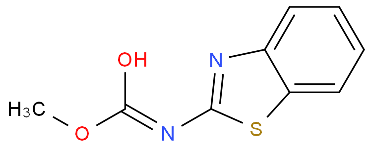 Carbamic acid, 2-benzothiazolyl-, methyl ester (9CI)
