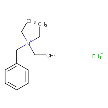苄基三乙基硼氢化铵化学结构式