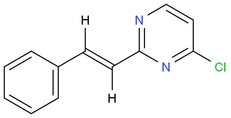 (E)-4-chloro-2-styrylpyrimidine  