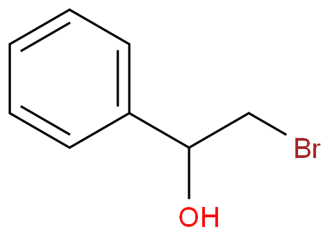 1-苯基-2-溴乙醇化学结构式