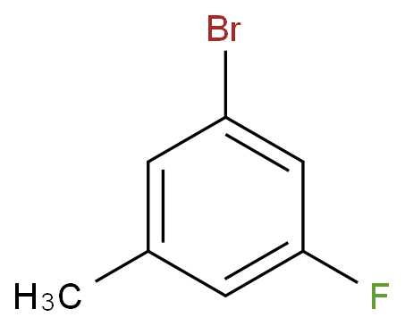 3-溴-5-氟甲苯化学结构式