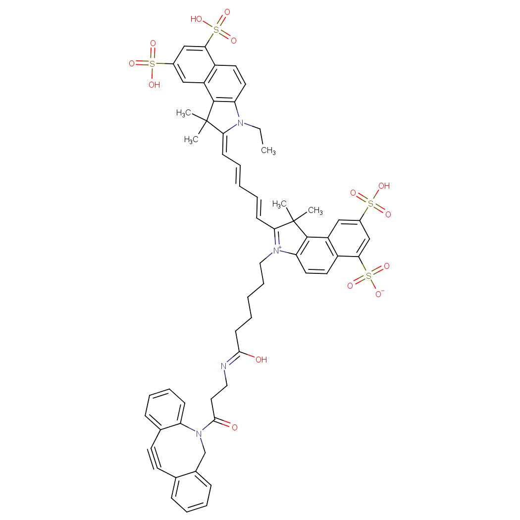 [Medlife]磺化Cy5.5-DBCO|Sulfo-Cyanine5.5 DBCO|1857352-95-4|PC21425-25mg