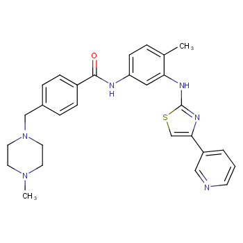 马赛替尼（Masitinib）化学结构式