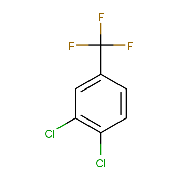 3,4-二氯三氟甲苯化学结构式