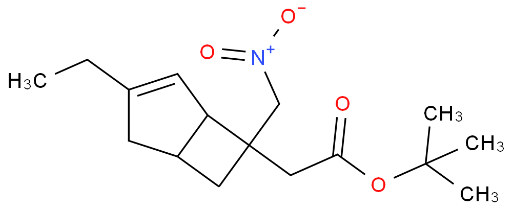 叔-丁基 2-(3-乙基-6-(硝基甲基)二环[3.2.0]庚-3-烯-6-基)醋酸盐CAS号1415817-42-3