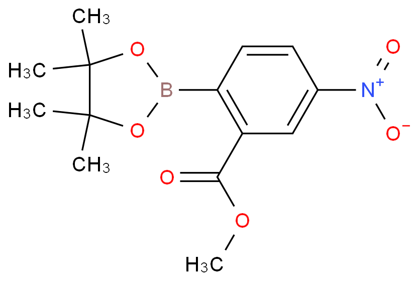 5-硝基-2-(4,4,5,5-四甲基-1,3,2-二氧硼杂环戊烷-2-基)苯甲酸甲酯