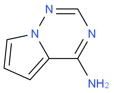 4-氨基吡咯并[2,1-f][1,2,4]三嗪化学结构式
