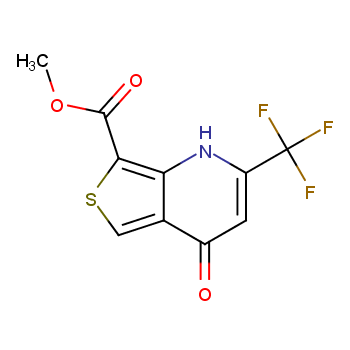 Methyl 4-hydroxy-6-(trifluoromethyl)thieno-[3,4-b]-pyridine-1-carboxylate