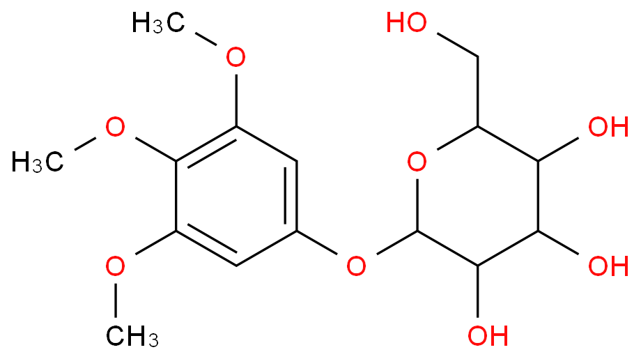 3,4,5-三甲氧基苯基 beta-D-吡喃葡萄糖苷价格, Koaburaside monomethyl ether对照品, CAS号:41514-64-1