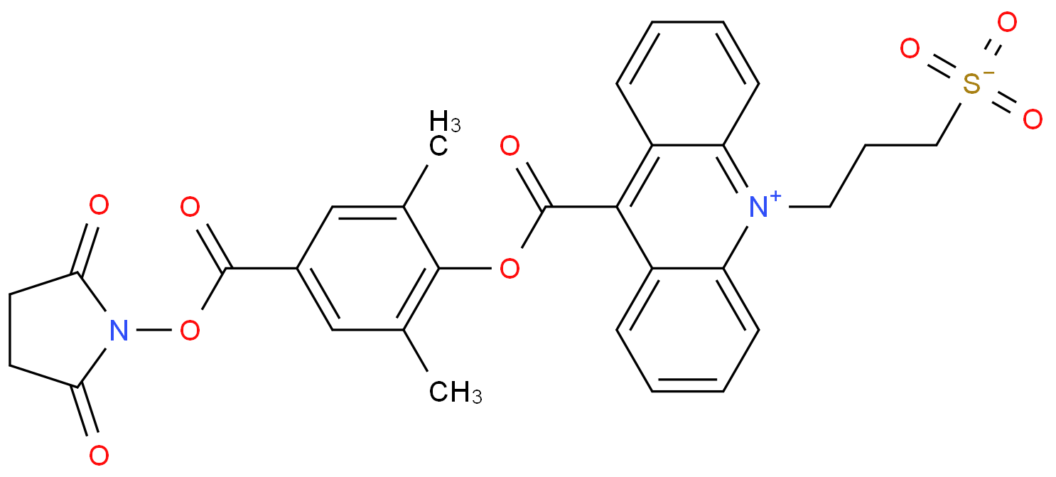 吖啶酯(NSP-DMAE-NHS)化学结构式