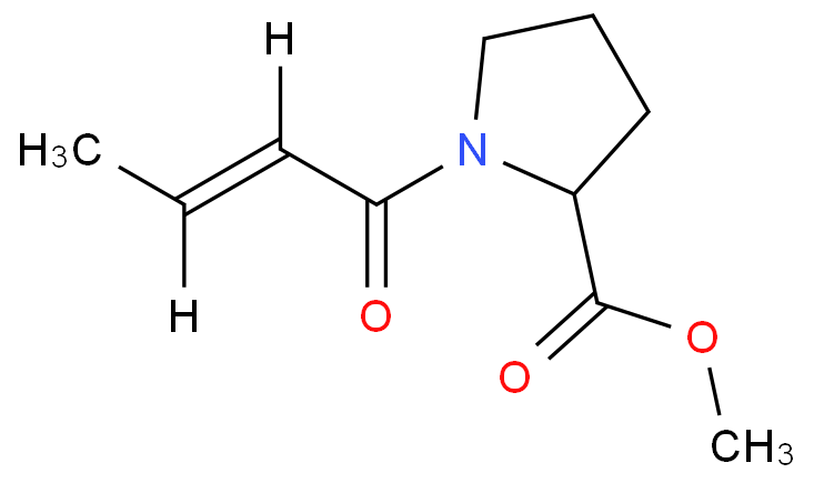 L-Proline, 1-[(2E)-1-oxo-2-butenyl]-,methyl ester