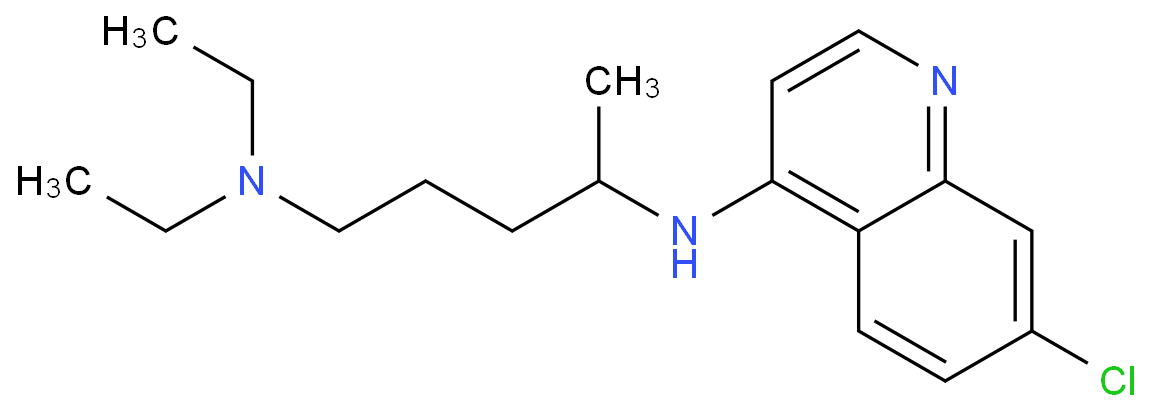氯喹化学结构式
