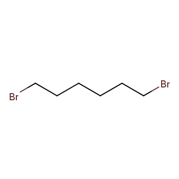 1,6-二溴己烷化学结构式