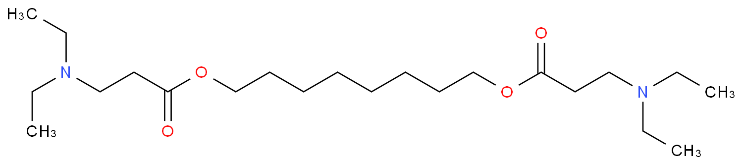 1,8-bis-(N,N-diethyl-beta-alanyloxy)-octane|1,8-Bis-(N,N-diaethyl-beta-alanyloxy)-octan