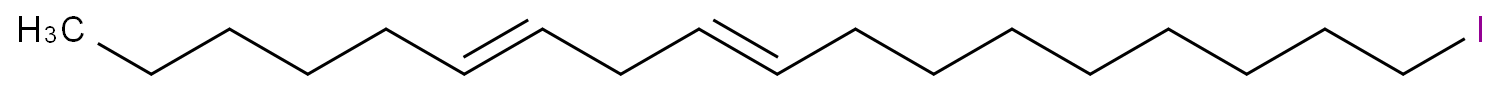 6,9-Octadecadiene, 18-iodo-, (6Z,9Z)- structure