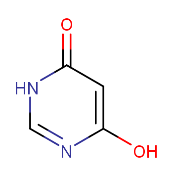 4,6-二羟基嘧啶化学结构式