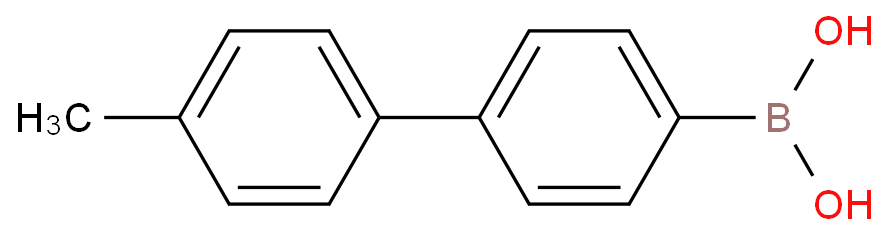 4-甲基联苯硼酸化学结构式