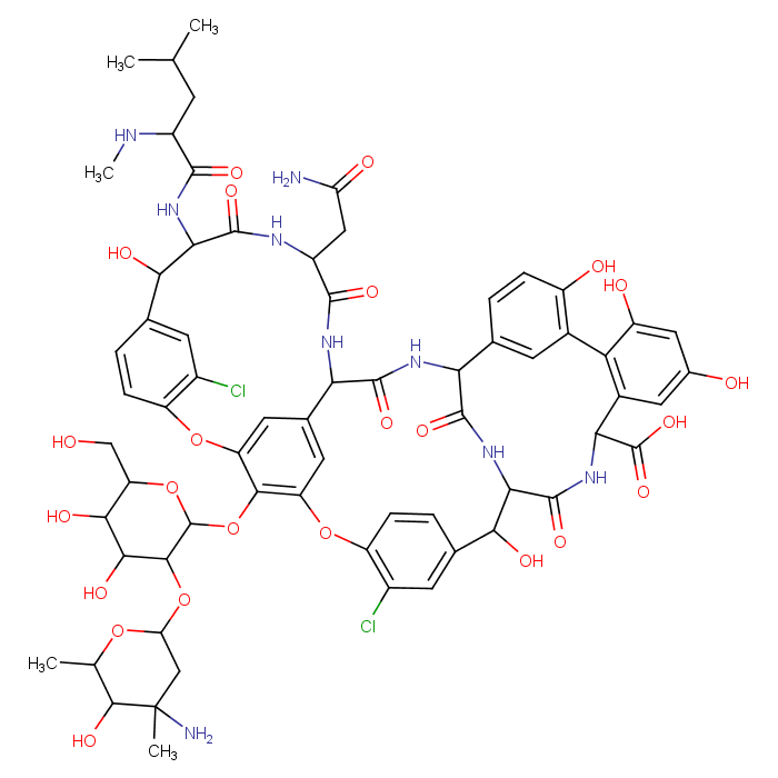 Vancomycin structure