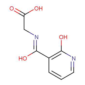 Glycine, N-(2-hydroxynicotinoyl)-  