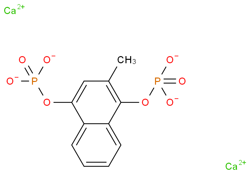 dicalcium 2-methyl-1,4-naphthylene bis(phosphate)
