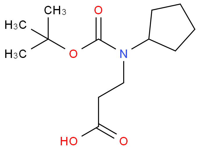 N-(tert-butoxycarbonyl)-N-cyclopentyl-beta-alanine