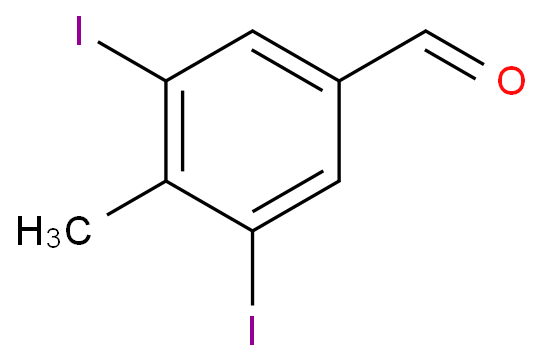 3,5-二碘-4-甲基苯甲醛 CAS号:861118-00-5科研及生产专用 高校及研究所支持货到付款