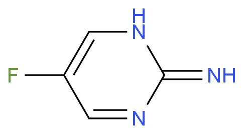 2-氨基-5-氟嘧啶化学结构式