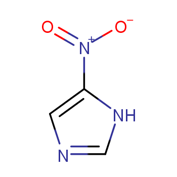 4-硝基咪唑化学结构式