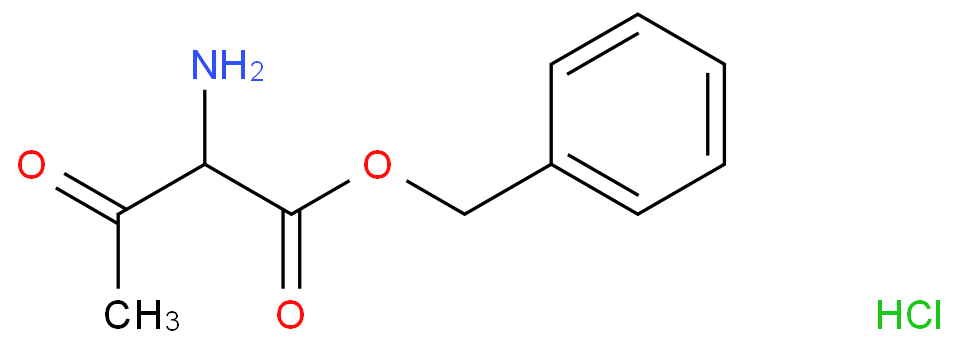 Butanoic acid, 2-amino-3-oxo-, phenylmethyl ester, hydrochloride