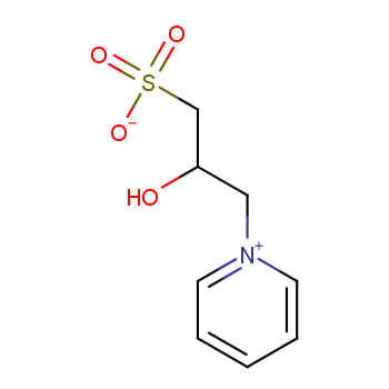 羟基丙烷磺酸吡啶嗡盐化学结构式