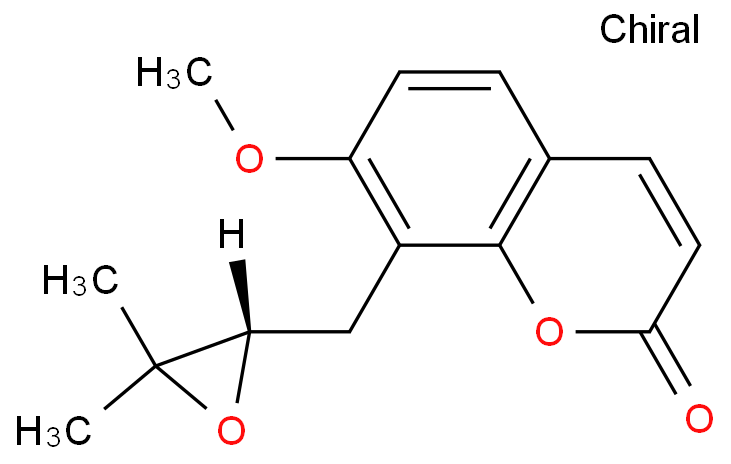 8-{[(2S)-3,3-Dimethyl-2-oxiranyl]methyl}-7-methoxy-2H-chromen-2-o ne