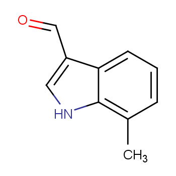 7-METHYLINDOLE-3-CARBOXALDEHYDE structure