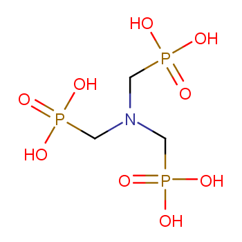 Amino tris(methylene phosphonic acid) structure