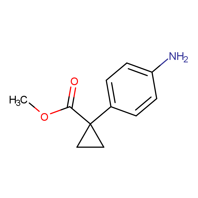 1-(4-氨基苯基)环丙烷甲酸甲酯 CAS号:824937-45-3科研及生产专用 高校及研究所支持货到付款