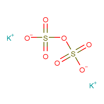 焦硫酸钾化学结构式