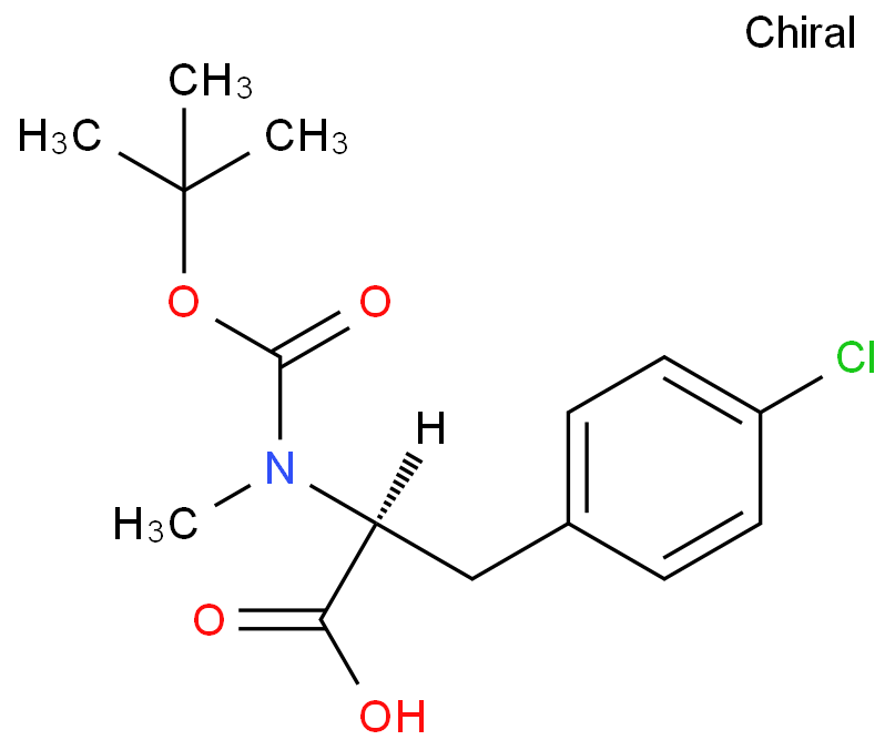 (S)-2-((tert-Butoxycarbonyl)(methyl)amino)-3-(4-chlorophenyl)propanoic acid