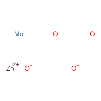 Molybdenum; oxygen(-2) anion; zinc(+2) cation  