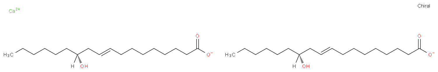 9-Octadecenoic acid,12-hydroxy-, calcium salt (2:1), (9Z,12R)-  