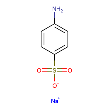 氨基苯磺酸钠化学结构式